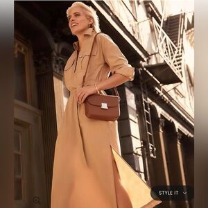 LOFT MIDI Utility dress size 14 New without Tags